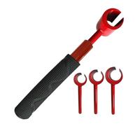 Door Hinge Adjusting Tool - Gap Correction Wrench | 21cm Repair Spanner with Leverage Design, Carbon Steel Tool with Offset Head, Home Improvement Hardware Accessory for Door Alignment Tasks