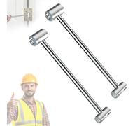 Door Hinge Adjustment Tool, Door Hinge Gap Adjustment Tool, 0.55-0.75 Inch and 0.9-0.98 Inch, for Residential, Fire, Security Doo-r, Upgraded Door Repair To-ol for Easy Repair (19-25mm*2)