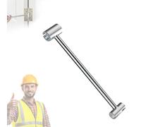 Door Hinge Adjustment Tool, Door Hinge Gap Adjustment Tool, 0.55-0.75 Inch and 0.9-0.98 Inch, for Residential, Fire, Security Doo-r, Upgraded Door Repair To-ol for Easy Repair (19-25mm)