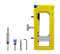 Door Hinge Jig, Door Hinge Mortiser Professional Adjustable Router Template 3 to 5 Inches Length Durable Plastic Silicone Non Slip for Woodworking and Door Installation