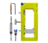 Door Hinge Template Kit for Router - Door Hinge Installation Mortiser | Mortise Jig Adjustable Duty for 3 to 5 Inch Length Woodworking Exterior Cabinet Shower Garage And Others