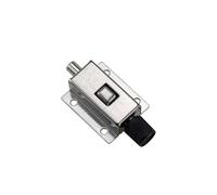 Door Lock Electrical Cabinet Mechanical Equipment for Doors Stainless Steel Spring Button Type Locking Buckle 1Pcs(With Buckle-1)
