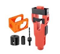 Door Lock Installation Kit, Power Tool Accessory Set, Precise Cutting Tools, Hardware Kit for Cabinet, Entry, Interior, Exterior, Bookcase, House, 8.46x8.07x3.35 inch