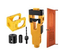 Door Lock Installation Kit, Power Tool Accessory Set, Precise Cutting Tools, Hardware Kit for Cabinet, Entry, Interior, Exterior, Bookcase, House, 8.46x8.07x3.35 inch