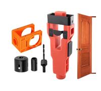 Door Lock Installation Kit, Precision Installations Tools, Lock Replacement and Mounting Parts for Stud Walls, Garage, Shop Entry, Balcony, Bookcase, Cabinet, & Porte anteriori