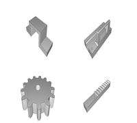Door Lock System Compatible with Standard 180° Servo - Security Enhancement Kit