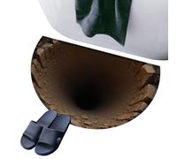 Door Mat | 3D Optical Illusion Anti-Slip , Optical Illusion Rugs For Entryway Playroom Indoor Bedroom Living Room Kitchen Apartment Office Hotel Dorm Party Decorations Outdoor Use , Bold Design For Da