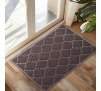 Door Mat Outdoor, 24x36, Welcome Mats for Entryway, Front Doormat for Home Entrance, Indoor Floor Mat, Durable, Non-Slip, Boot Scraper, Catches Muddy and Dirt(Brown)