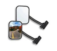 Door Off Mirror for Wrangler Tj Jk Off-road Morror Rectangular Mirrors Side View Mirror, 2 Pack