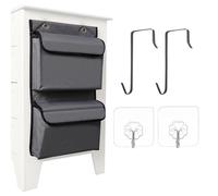 Door Organizer - Oxford Cloth Waterproof 60x36x6cm Over Door Storage Bag With Hooks | Vertical Wall Mounted Hanging Shelf Organizer For Closet Pantry Kitchen Laundry Bathroom Bedroom Storage Solution