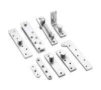 Door Pivot Hinge 64mm-150mm Up and Down Location Shaft 360 Degree Rotation Heavy Duty 1Pcs(2Pcs Style4)