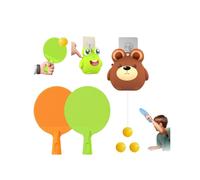 Door Plunking Game, 2026 New Hanging Table Tennis Trainer Set portatile, DoorPingPon g Game Over The Door, Adjustable Doorway Games Pingpon g Trainer, Ping Pon-g Doorway Games with Racket & Balls for