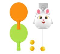 Door Pong Game for Kids - Adjustable Table Tennis Trainer, Portable Interactive Sport Toy, Hanging Practice Set | Yard Wall Indoor Play Training, Brain Mind Coordination Activity, Home Recreation