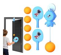 Door Pong - regolabile, con racchette e palline, per bambini, per due giocatori, per una migliore coordinazione, famiglia, al chiuso, feste, tutti i giorni