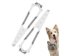 Door Prop for Cats, Adjustable Latch to Keep Dogs Out, Pet Accessory Gate Stopper, Easy Access for Cats, Ideal for Bedroom, Kitchen, Living Room, Pet-Friendly Barrier, 12.4x3.15x0.12 inches