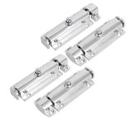 Door Security Press Button Spring Loaded Automatic Latch Barrel Bolt 4pz