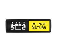 Door Sign | Acrylic Sliding Double-Sided Status Display | Please Do Not Disturb Sliding Signs | for Home Bathroom Dorm Hotel Apartment Office Meeting Business