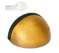 Door Stopper - Porta Catch Holders, No Punch Forte Magnet | Anti | Collision Adhesive Magnetic Semicircular Stopers Stainless Steel, Keep Open Bedroom Bathroom Kitchen Gateway Indoor