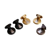 door stoppers, Fermaporta magnetico di sicurezza in ottone spazzolato, protezione da parete, montaggio a pavimento, arresto invisibile,for doors