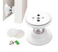 Door Stoppers For Wall, Silent Magnetic Door Holder Catch Keep Open | Magnet Short No Drill Floor Wall Mounted Protector Heavy Duty Security Stopper For Home, Business, RV, Home, Bedroom, Kitchen