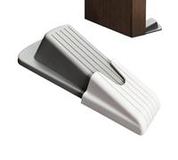 Door Stops for Floor, Non-Scratching Wedge Blocker 4.88x2.17x1.38 inches, Noise-Proof Adhesive Design, Rubber Material, Ideal for Bedroom Dormitory Hotel Apartment Bathroom or Garage Use