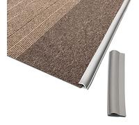 Door Strip Threshold Transition Strip Carpet Edging Trim Gray PVC Flexible rug Edge Guard Strip, Floor Transition Strips - 5/4/3/2/1 M Long