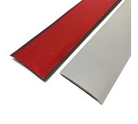 Door Strip Threshold Transition Strip Gray Floor Transition Strip Self Adhesive Seam Cover Strips, Flat Divider Strip for Stovetops Gaps/Floor Gaps, PVC Roll
