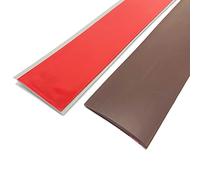 Door Strip Threshold Transition Strip Self Adhesive Floor Transition Strip 1.57/1.96 inch Wide, Floor Gaps Cover Strips Flat Divider Strip, 3.2 ft Long, PVC