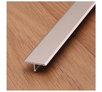 Door Strip Threshold Transition Strip Self-Adhesive T-Mold Floor Transition Strip for Seams, Metal Floor Gap Cover, Wood to Tile, Vinyl to Wood, Carpet to Tile