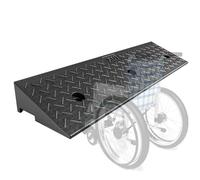 Door Threshold Ramp 2in/3in/4in Rise Threshold Ramp,Heavy Duty Curb Ramp for Driveway,Non-Slip Wheelchair Ramp,Car Kerb Ramp,for Motorcycle,Trailer,Bike,Gentle