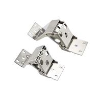 Door Type Four Axis Hinge 304 Stainless Steel Distribution Cabinet Folding Thick Hidden 1Pcs