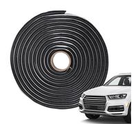 Door Weather Stripping, Soundproof Edge Protector, Windshield Sealing Moulding, Noise Stopper Weather Stripping, 13 Ft Auto Rubber Weather Draft Strip, Weather Stripping For Doors (Color, Black)