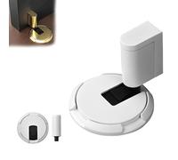 Door Wedge Stopper,2025 New Adjustable Magnetic Silent Door Stopper Wedge,No-Drill Installation,with Adjustable Height,Easy Installation for Home Office Doors (White,3PCS)