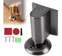 Door Wedge Stopper,2025 New Magnetic Stoppers For Bottom Of D-oor,No Drill Invisible Door-stops For Inside D-oor (Gray)