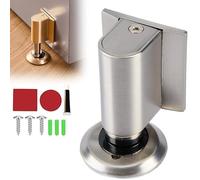 Door Wedge Stopper,2025 New Magnetic Stoppers For Bottom Of D-oor,No Drill Invisible Door-stops For Inside D-oor (Nickel)