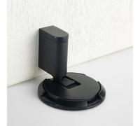 Door Wedge Stopper,2025 Upgrade Magnetic Door Stopper,Adjustable Door Holder,Punch-Free Ground Suction Technology,Invisible Silent Doors Stopper Door Stoppers for Bottom Doors (Black)