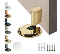 Door Wedge Stopper, Door Stop Floor, Magnetic Door Stop, Door Stopper Floor Self-Adhesive, Heavy Door Holder, Mechanical Floor Door Stopper Adjustable No Drilling (B)