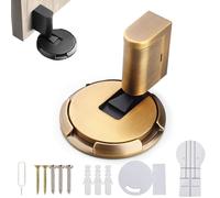 Door Wedge Stopper, No Drill Invisible Doorstops for Inside Door, Heavy Duty Magnetic Doors Catch Holder to Keep Doors Open (C)