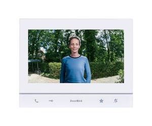DoorBird A1103 - Stazione interna video IP Polar White Edition | Unità interna per videocitofono IP con display, WLAN, LAN