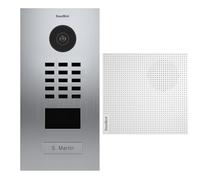 DoorBird D2101V-V2-EP EAU SALEE + A1061W Videocitofono, Inox