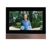 DoorBird Stazione interna video IP A1104T | Unità interna per videocitofono IP con display, WLAN, LAN con barra in acciaio inox effetto bronzo spazzolato