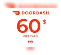 DoorDash Gift Card 60 CAD Key - CANADA