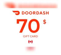DoorDash Gift Card 70 CAD Key - CANADA