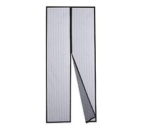 DOOREASY Magnetic Screen Optional Sizes Screen Door, Full Frame Loop Sewn Polyester Mesh, Add-on Magnets and Weight Bars, No Slightest Gap (Fits Doors Up To 28"x79")