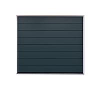 DoorHan Porta sezionale da garage con operatore e trasmettitore manuale | Per l'auto montaggio | Dimensioni selezionabili | 5 Colori (2500 x 2280, RAL 7016 Grigio Antracite)