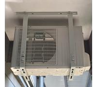 Doorhighpeak Staffa di Montaggio a soffitto per condizionatori d'Aria Mini Split, Staffa di Supporto del condensatore in Acciaio zincato Base della Pompa di Calore, Staffa di Montaggio Mini Split