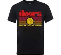 Rock Off Trade Maglietta The Doors Rots Sunset autorizzata Unisex Nera Taglia L