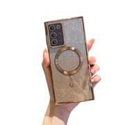 Doowear Custodia magnetica per Galaxy S20+Plus, con supporto Magsafe Charger, antigraffio, antiurto, placcata trasparente, protezione completa per fotocamera, per Samsung Galaxy S20 Plus da 6,7