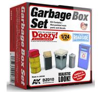 Doozy Garbage Box Set Diorama Accessories 1:24 Plastic Model Kit