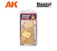 Doozy Wooden Box Auto Parts 1:24 Plastic Model Kit AK INTERACTIVE
